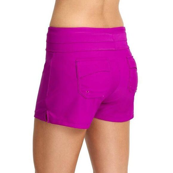 Athleta Magenta Fun In The Sun Swim Shorts - Picture 1 of 6